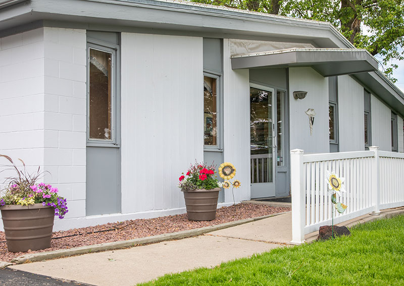 Carousel Slide 3: The Ripon Veterinary Clinic Exterior Front Entrance